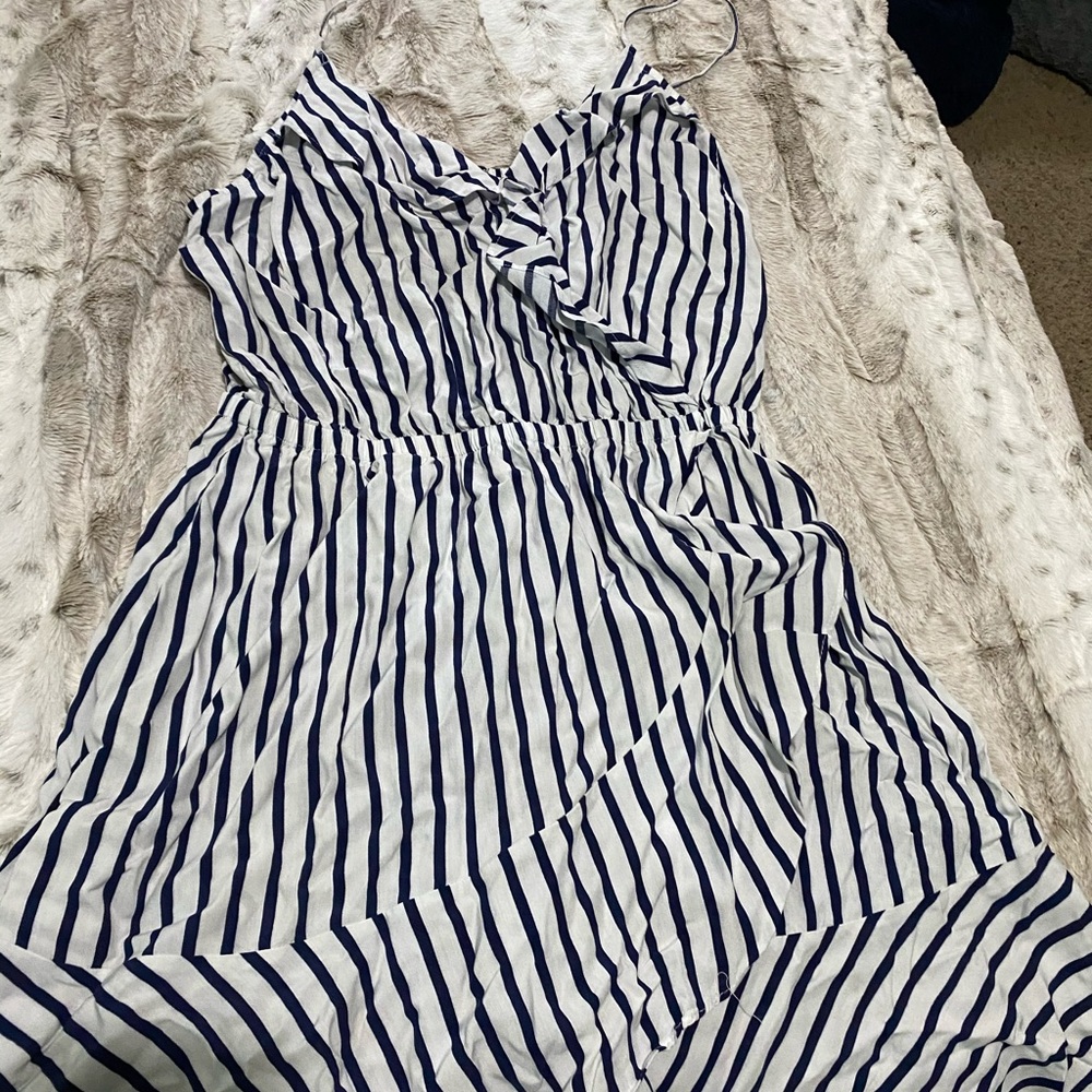 Striped short dress